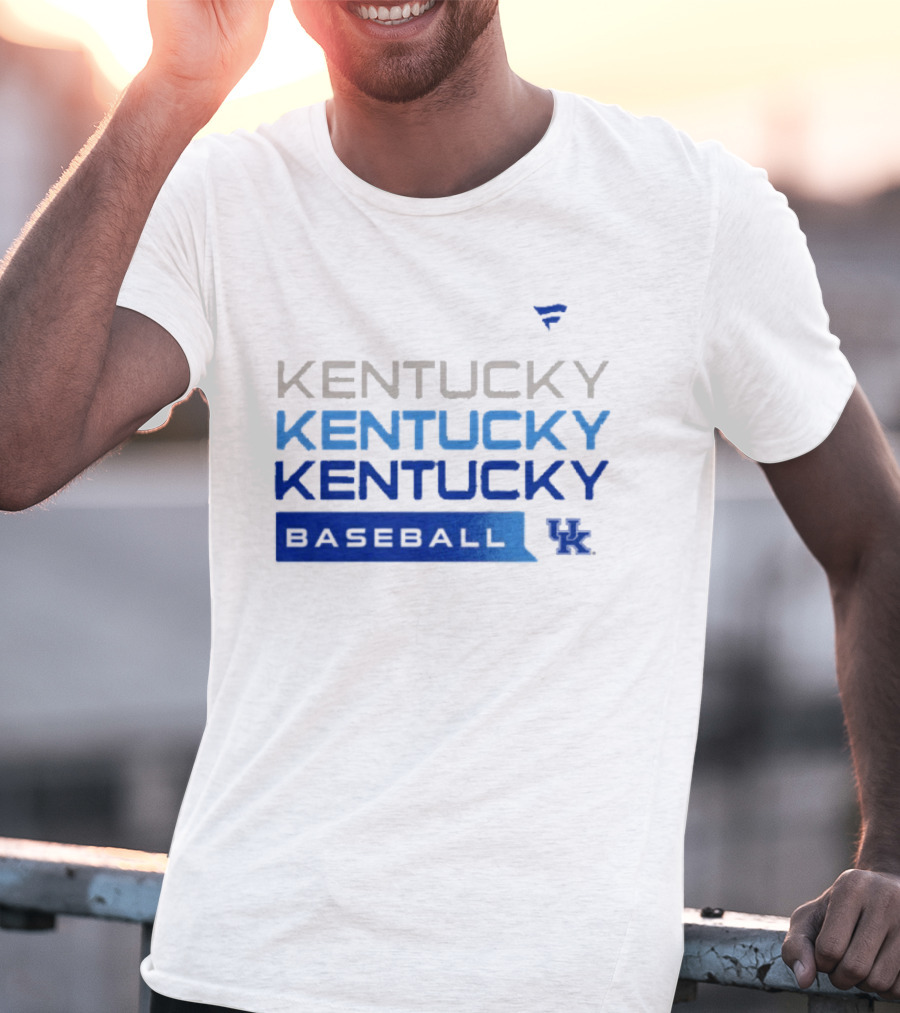 Kentucky Wildcats Baseball Tri Blend Hype Fanatics T-Shirt