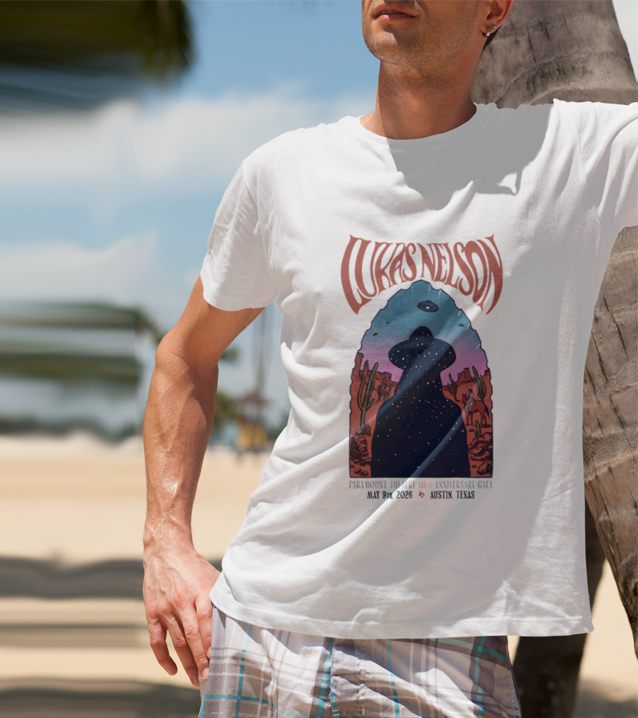 Lukas Nelson 60th Anniversary Show May 9 2026 Austin Texas T-Shirt