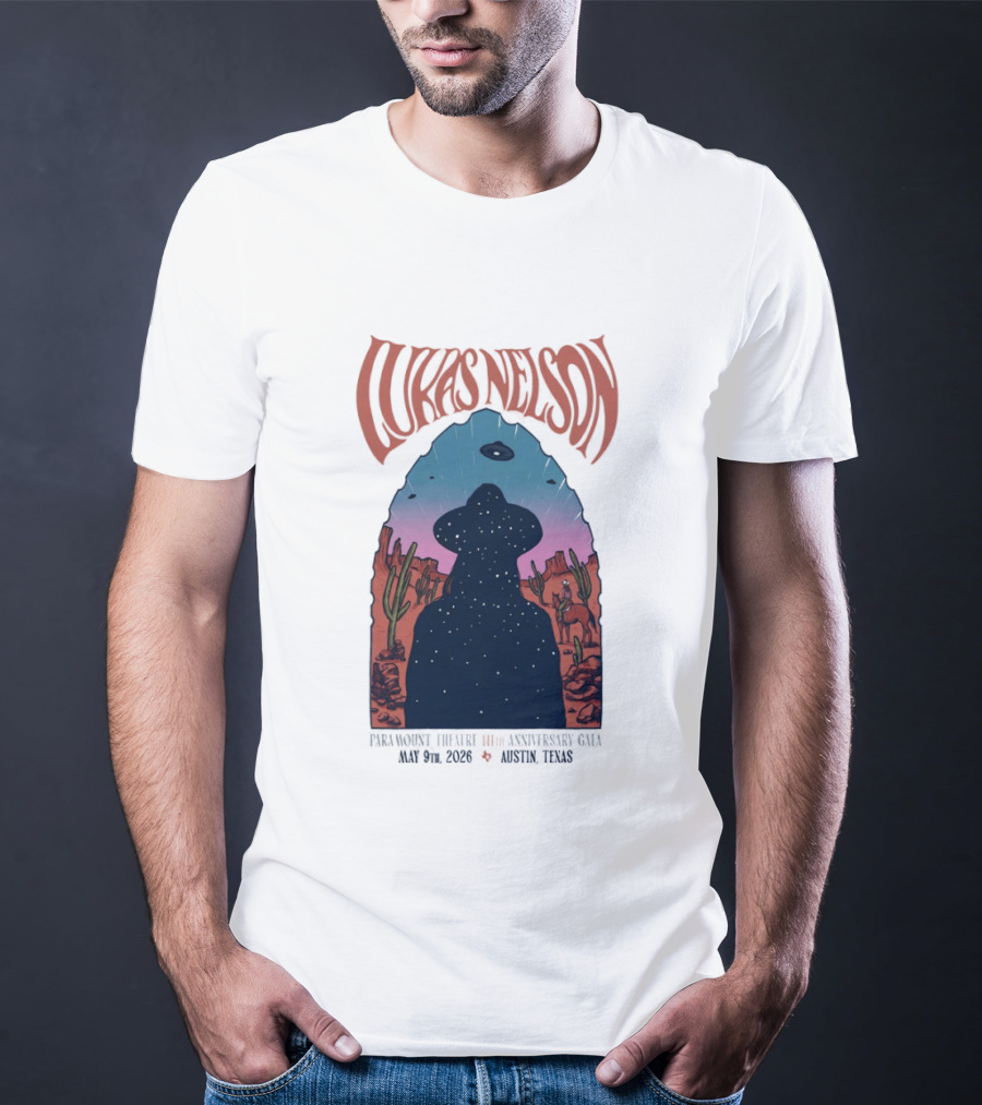 Lukas Nelson 60th Anniversary Show May 9 2026 Austin Texas T-Shirt