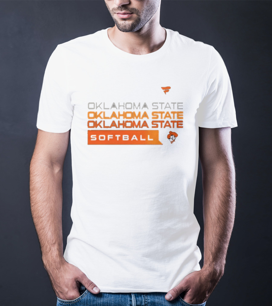 Oklahoma State College Softball Cowboys Hype Tri Blend T-Shirt