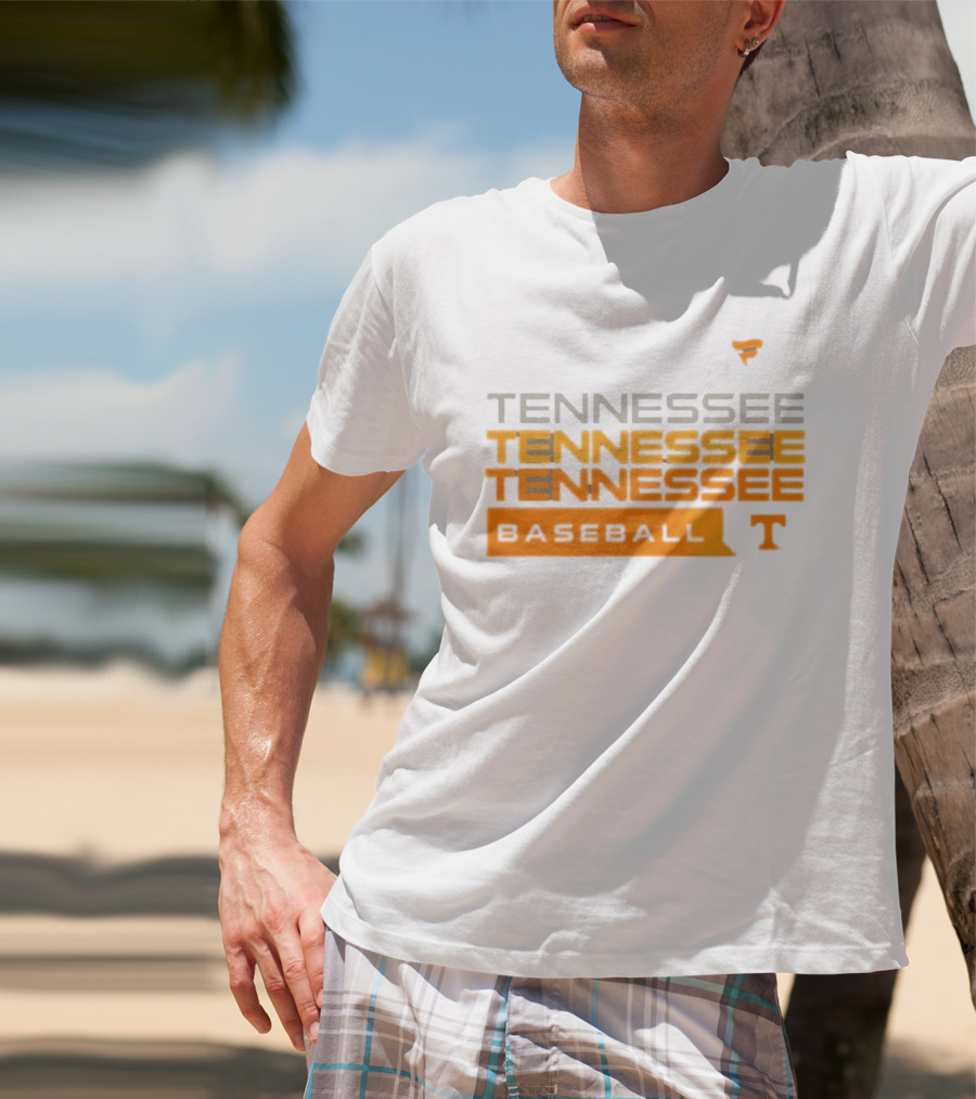 Tennessee Volunteers Baseball Tri Blend Hype Official College Gear T-Shirt