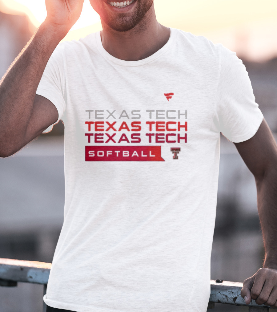 Texas Tech Red Raiders Softball Tri Blend College Hype T-Shirt
