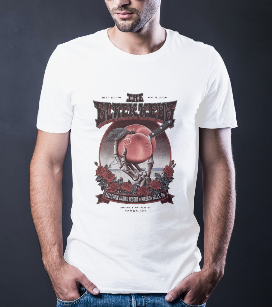 The Black Keys Niagara Falls 2026 May 8 Fallsview Casino Resort Ontario Event T-Shirt