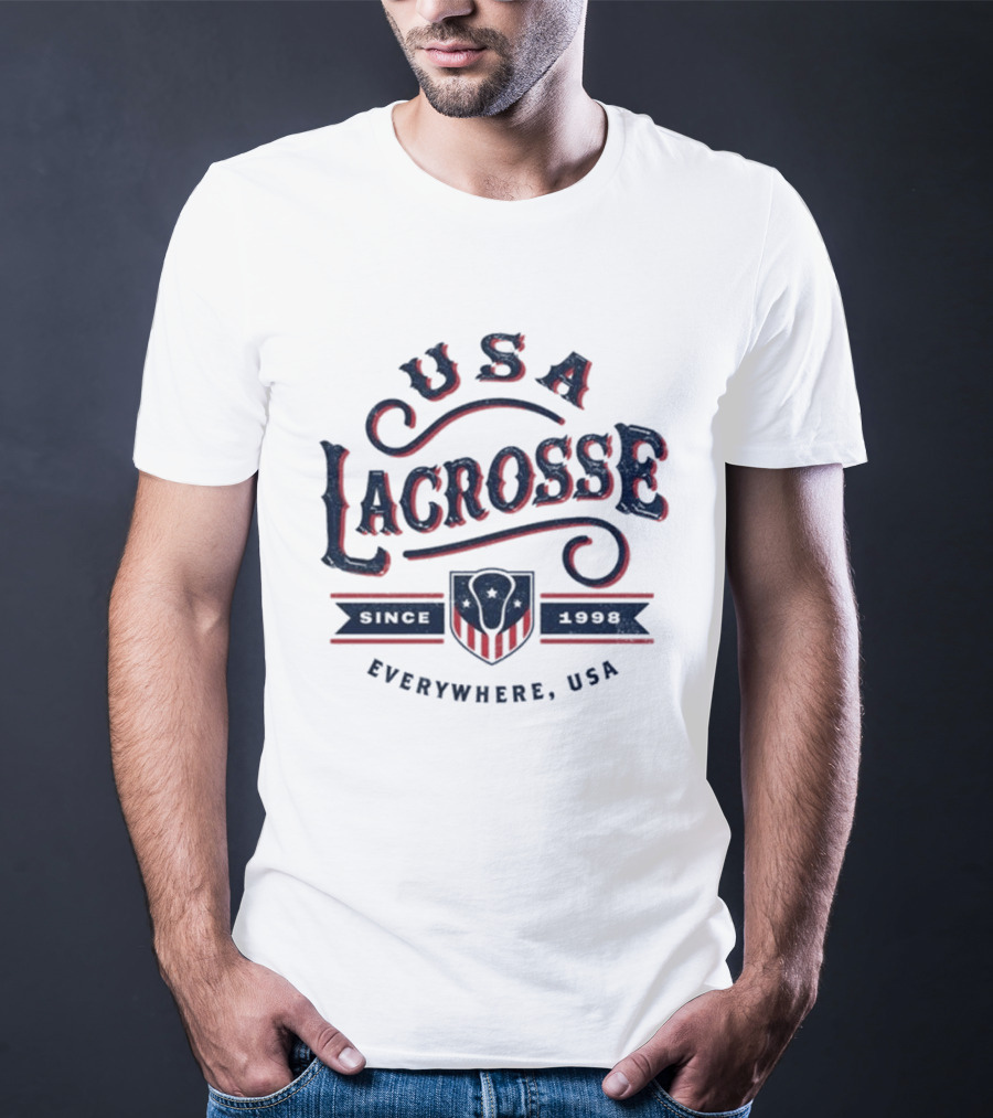 USA Lacrosse Since 1998 Everywhere, USA T-Shirt