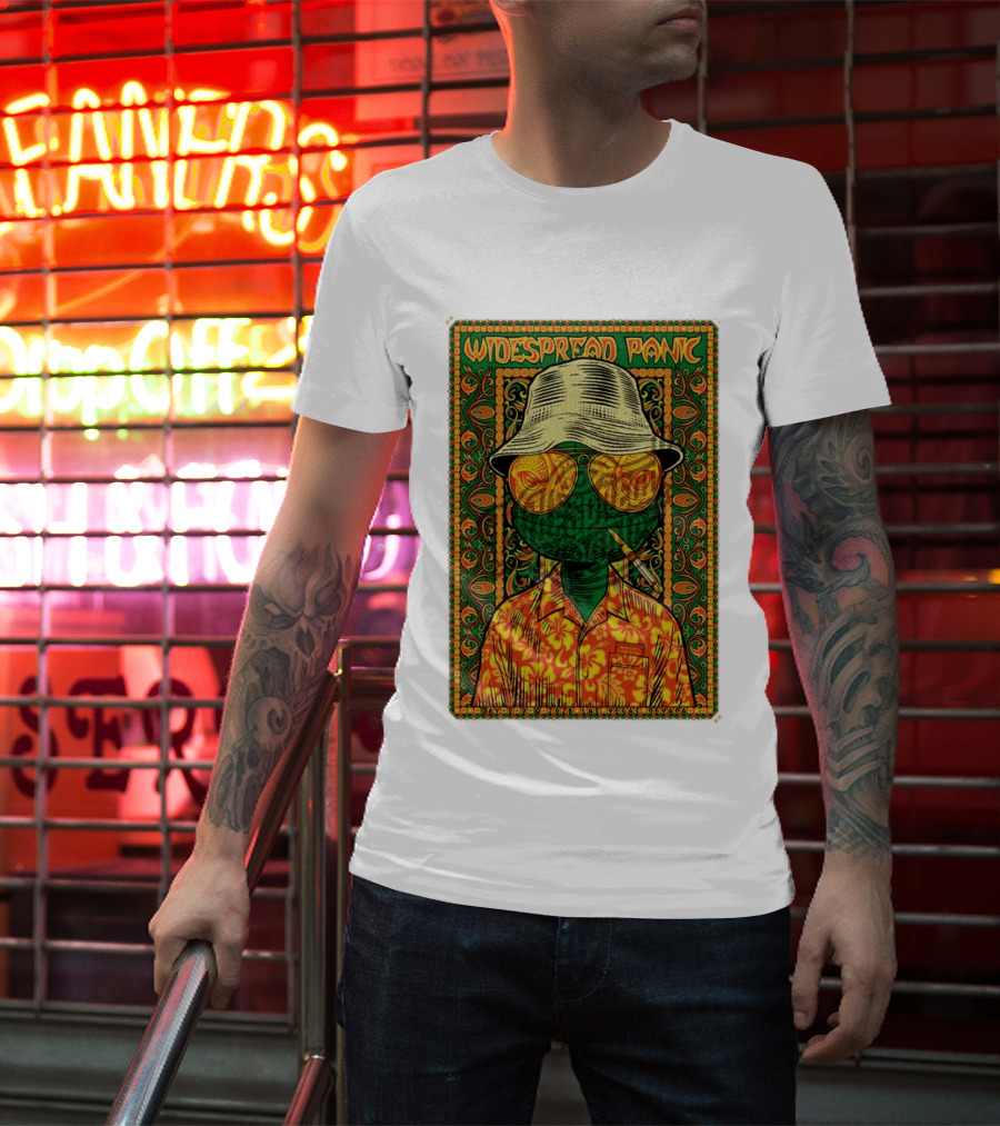 Widespread Panic May 8 10 2026 Las Vegas Tour Virgin Hotels The Theater Psychedelic T-Shirt