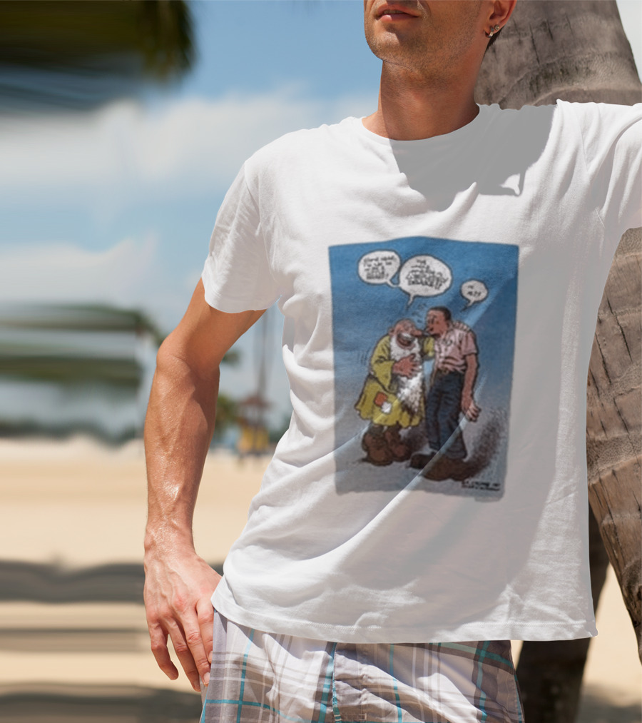 Barn Owl Seattle 1987 R. Crumb Mr Natural Comic Speech Bubbles T-Shirt