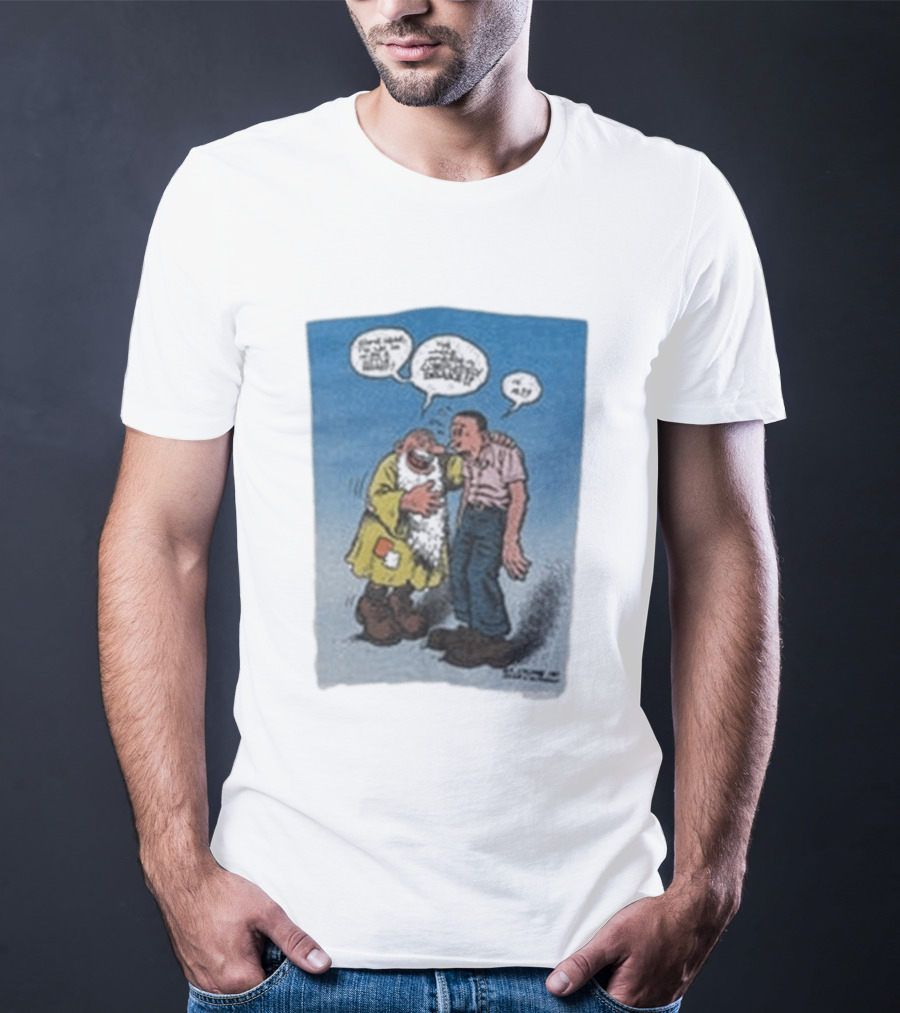 Barn Owl Seattle 1987 R. Crumb Mr Natural Comic Speech Bubbles T-Shirt