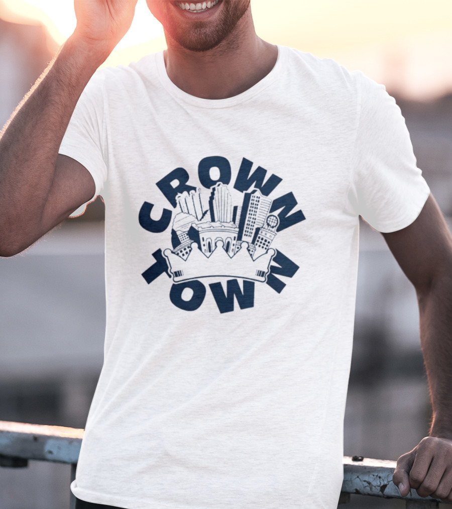 Kansas City Crown Town Skyline Architecture T-Shirt