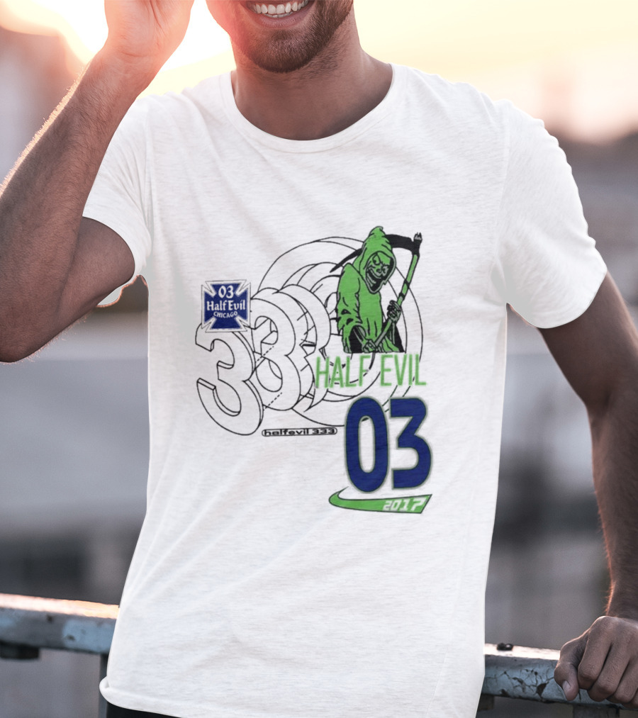 Halfevilco 333 Male Evil 03 Grim Reaper T-Shirt