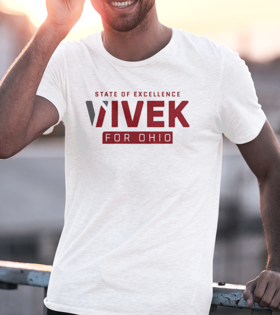 State Of Excellence Vivek For Ohio Garment Dyed T-Shirt