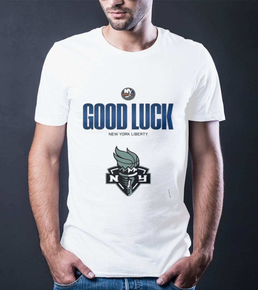 Good Luck New York Liberty NY Collaboration T-Shirt