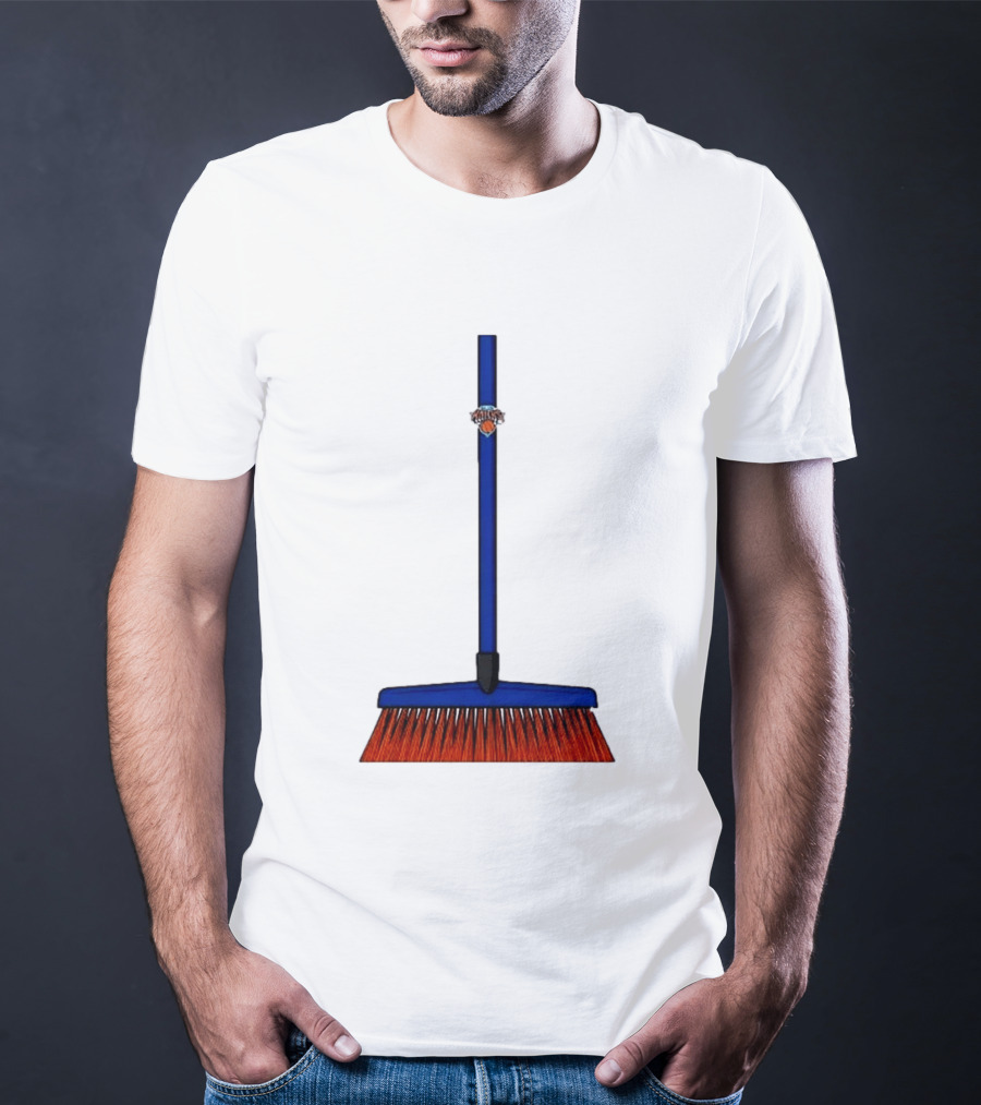 New York Knicks The Sweep 2026 Broom Basketball Fan Gear T-Shirt