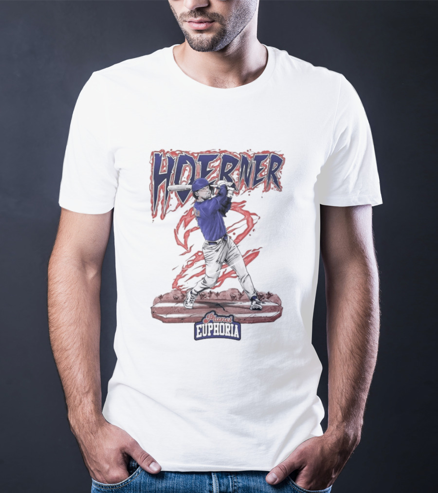 Hoerner The Blue Blaze Euphoria Baseball Player T-Shirt