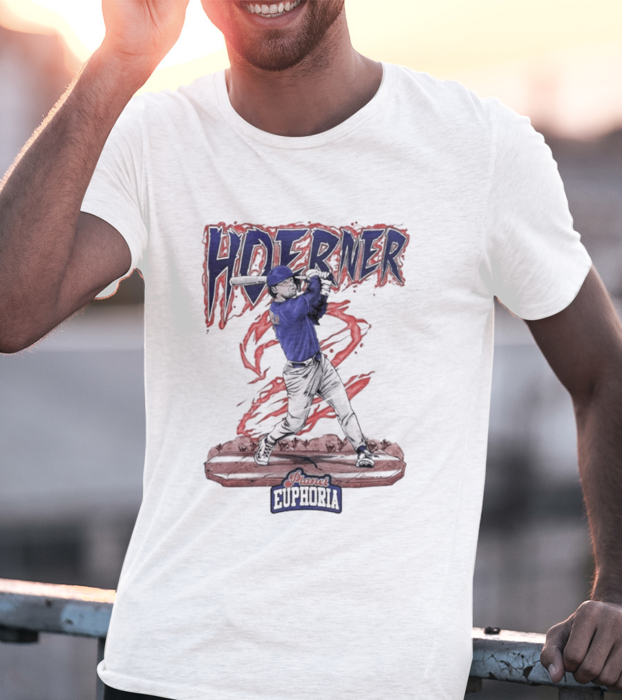 Hoerner The Blue Blaze Euphoria Baseball Player T-Shirt