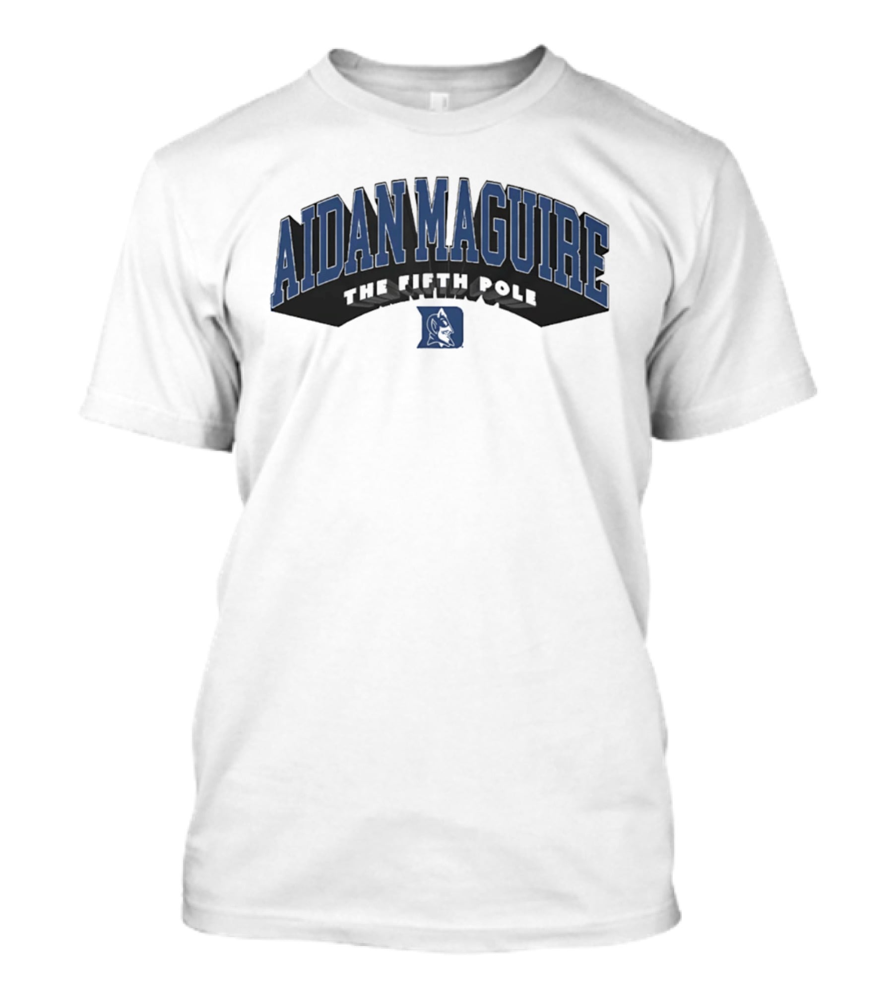 Aidan Maguire Duke Lacrosse The Fifth Pole Blue Devil T-Shirt