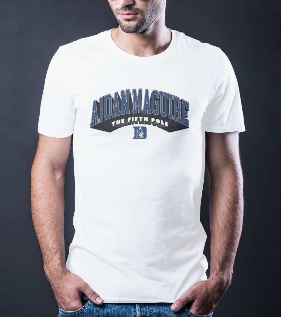 Aidan Maguire Duke Lacrosse The Fifth Pole Blue Devil T-Shirt