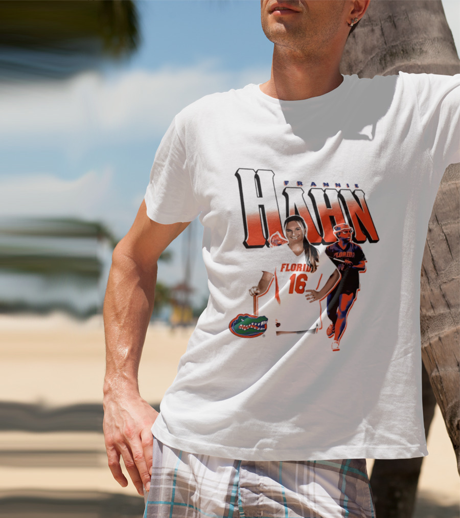 Florida Gators Lacrosse Frannie Hahn Number 16 Sports Team T-Shirt