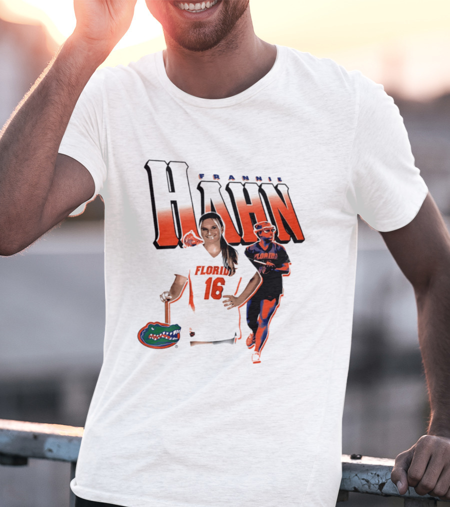 Florida Gators Lacrosse Frannie Hahn Number 16 Sports Team T-Shirt