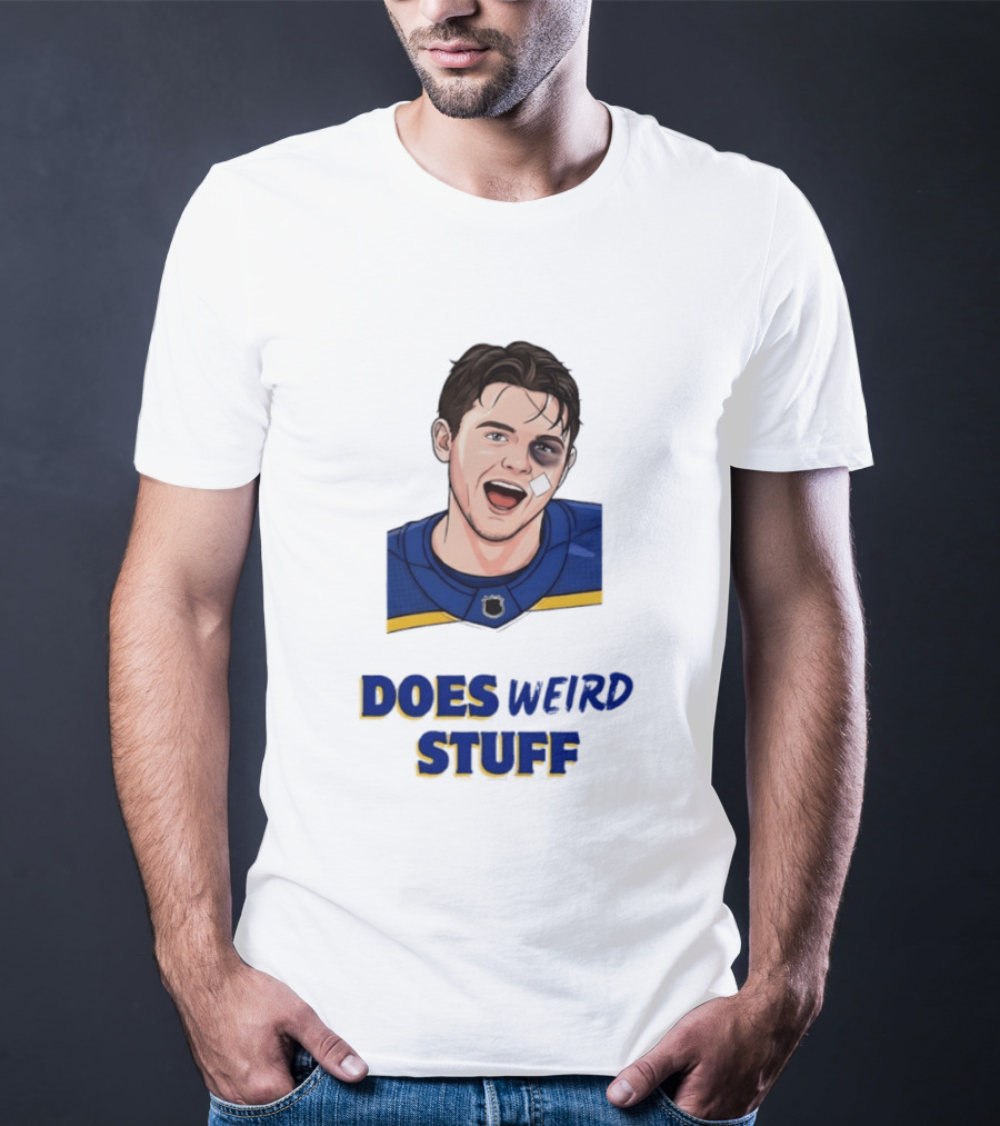 Jordan Binnington St. Louis Blues Does Weird Stuff T-Shirt