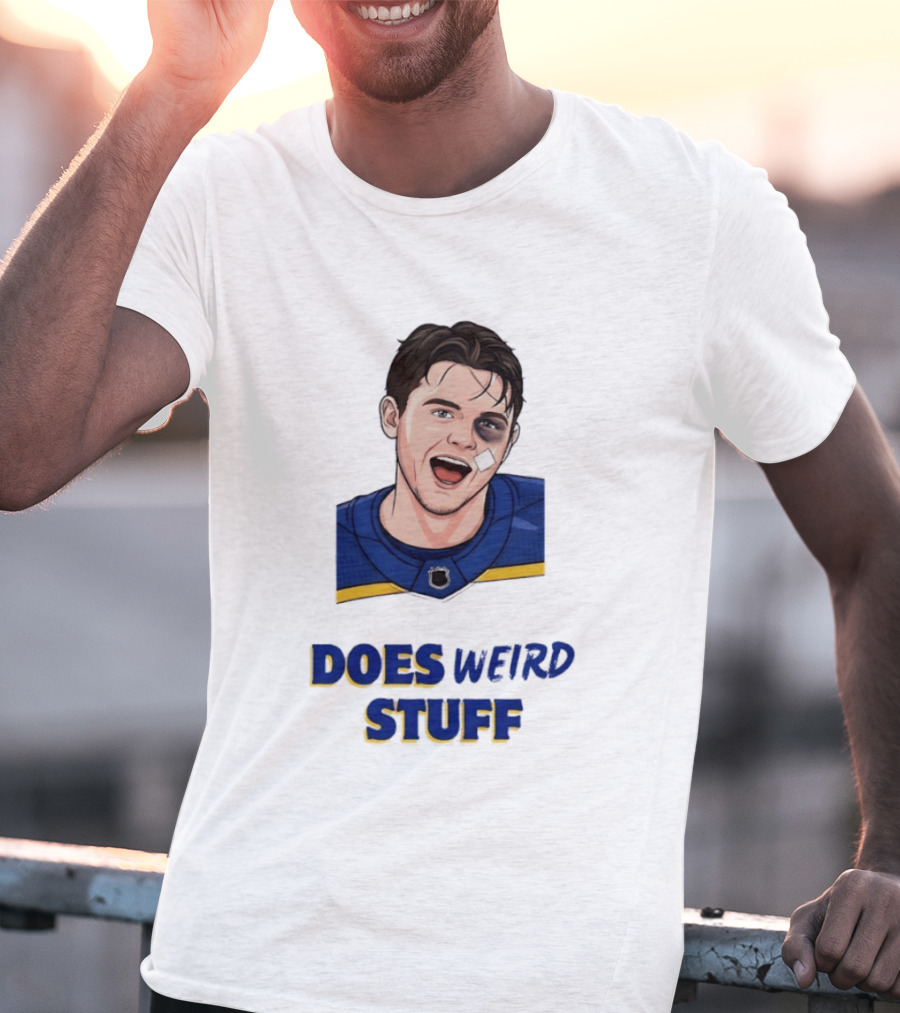 Jordan Binnington St. Louis Blues Does Weird Stuff T-Shirt