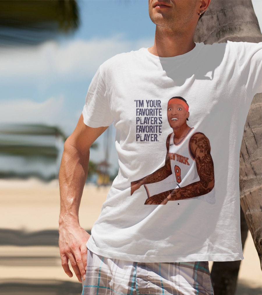 Michael Beasley I'm Your Favorite Player's Favorite Player New York Basketball 8 Tattoos T-Shirt