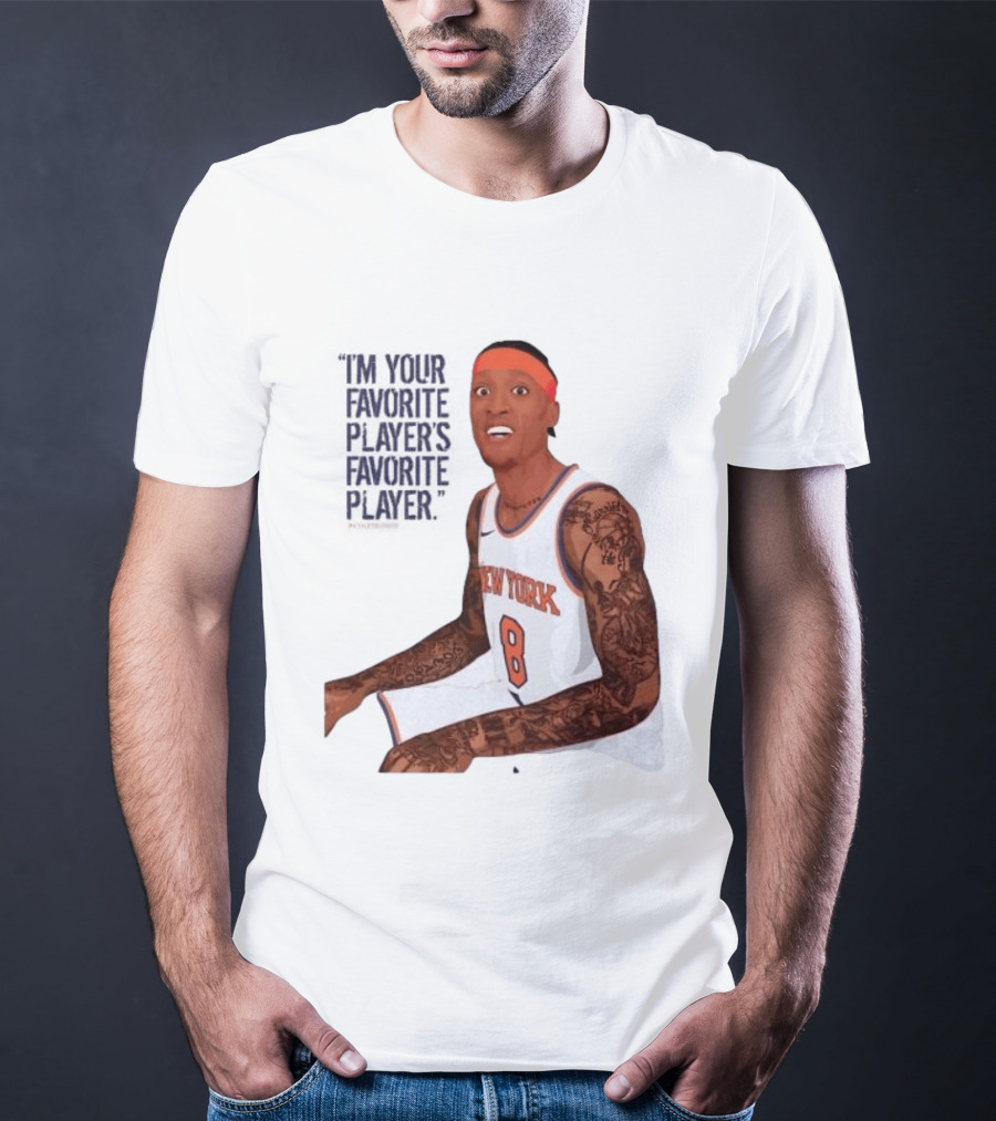 Michael Beasley I'm Your Favorite Player's Favorite Player New York Basketball 8 Tattoos T-Shirt