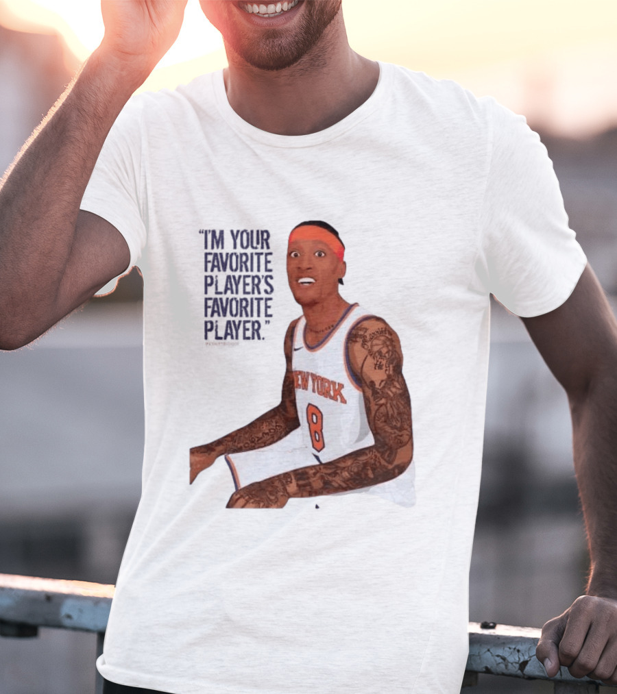 Michael Beasley I'm Your Favorite Player's Favorite Player New York Basketball 8 Tattoos T-Shirt