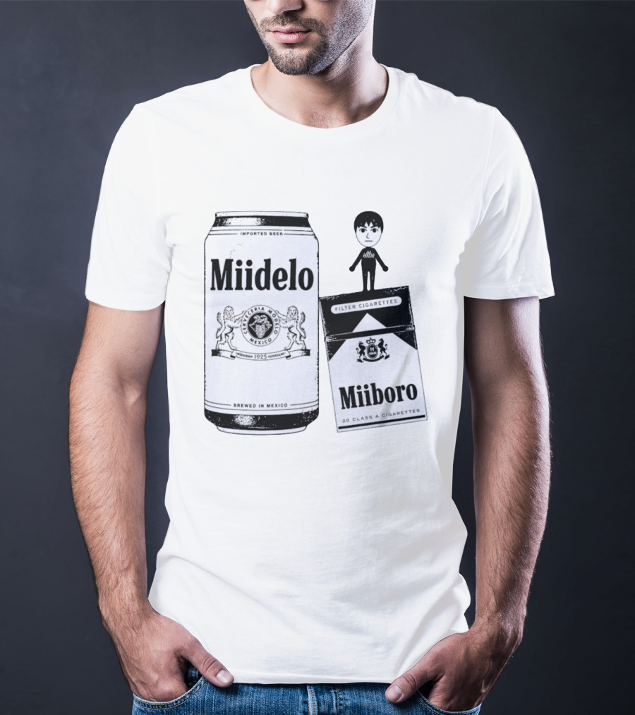 Miidelo Miiboro Tomodachi Life Mii Modelo Marlboro T-Shirt