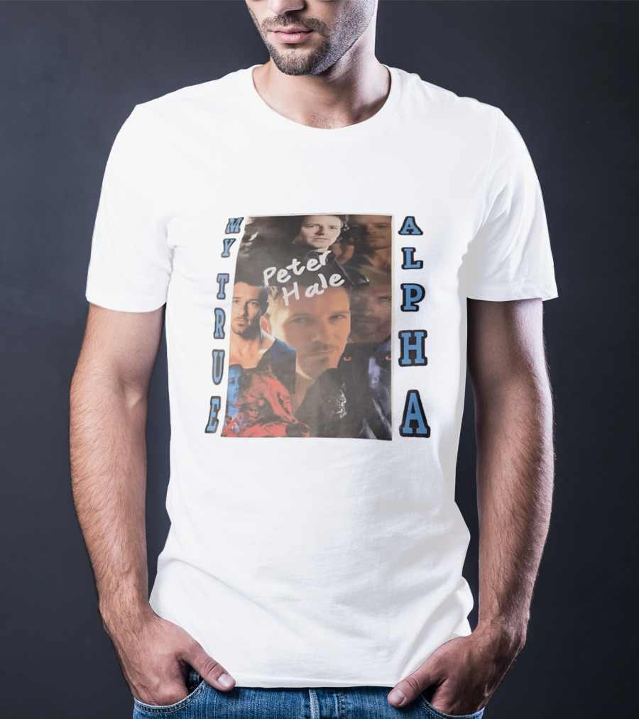 Peter Hale My True Alpha Collage With Photo Montage T-Shirt