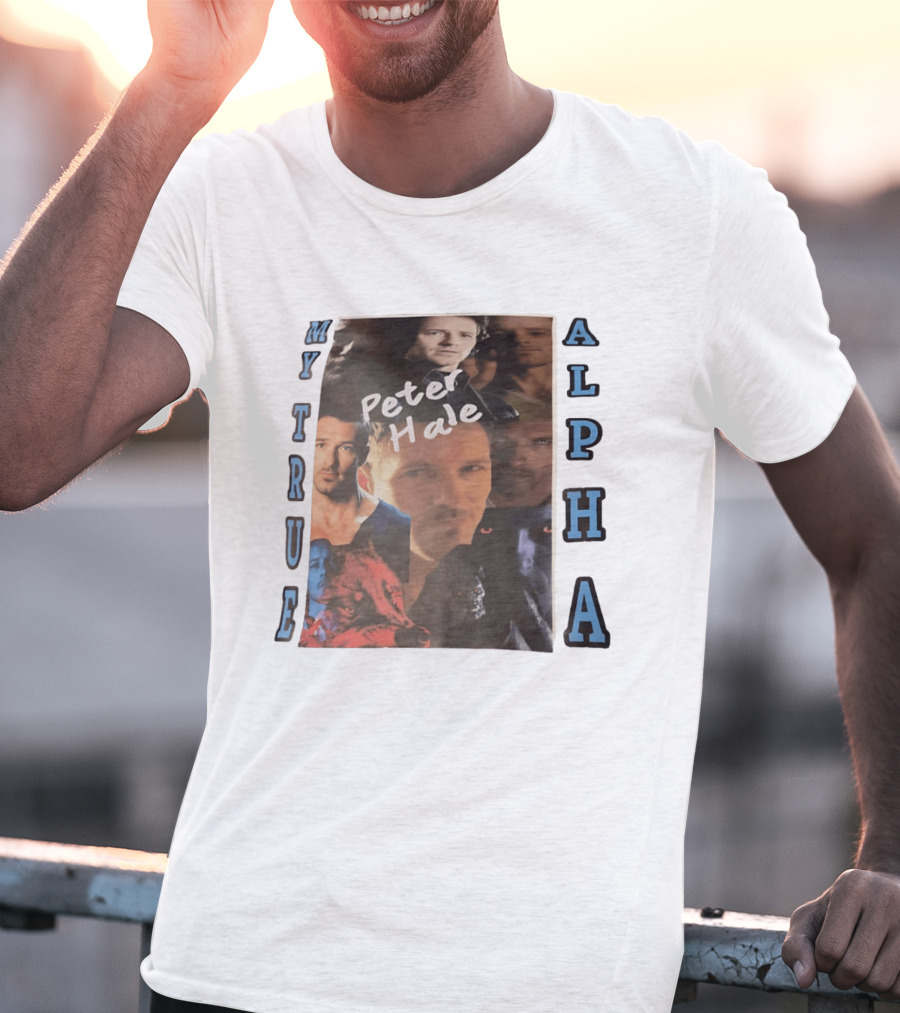 Peter Hale My True Alpha Collage With Photo Montage T-Shirt