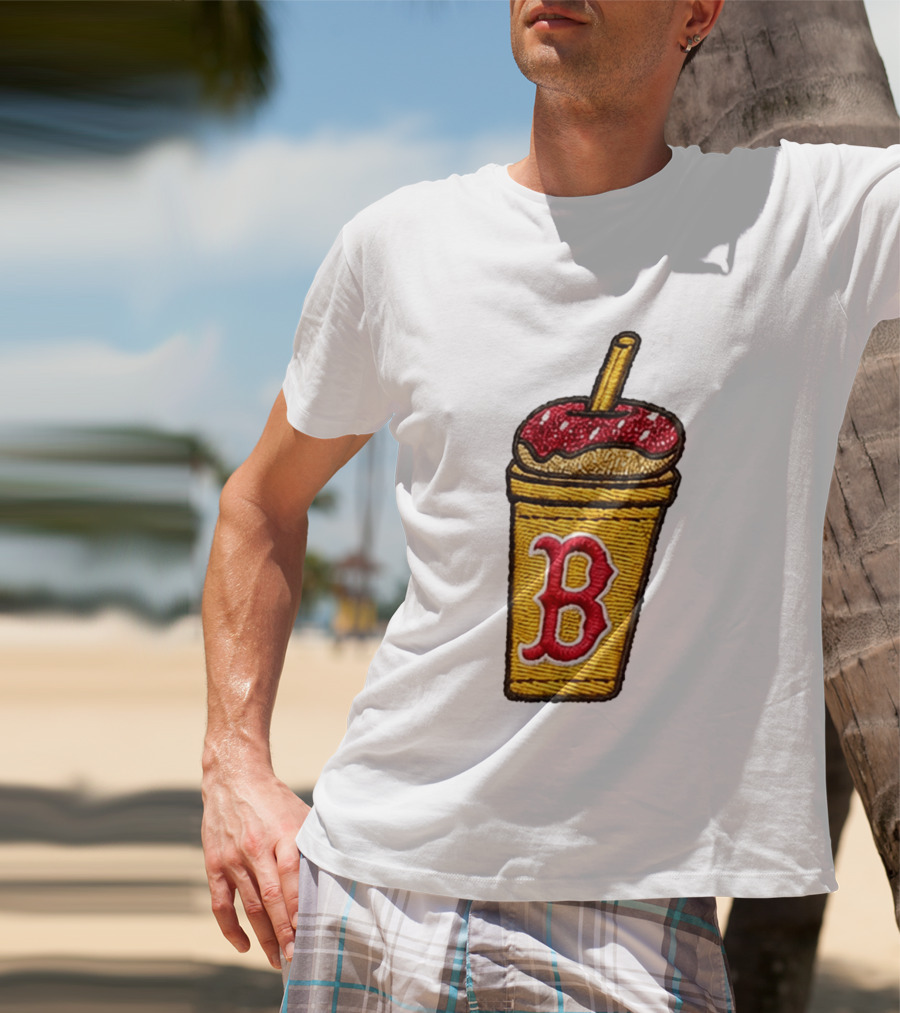 Red Sox Dunkin' Iced Coffee B Cap 2026 T-Shirt