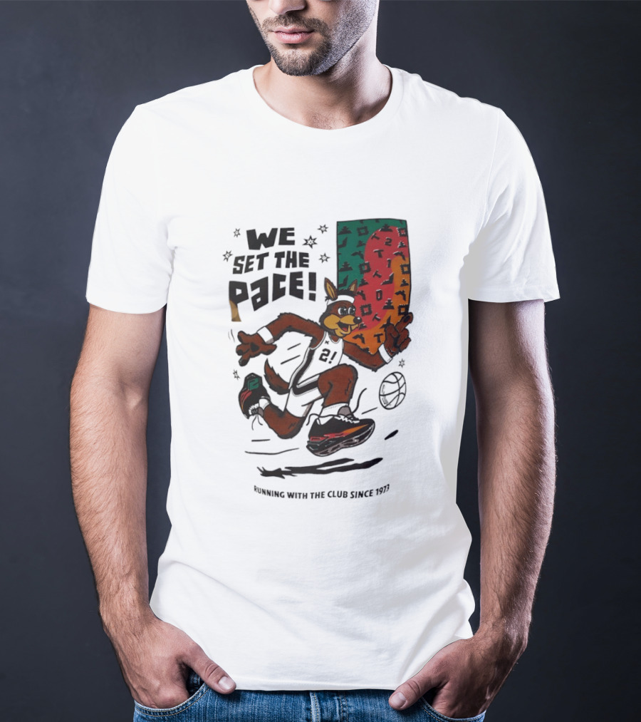 San Antonio Spurs We Set The Pace Running With The Club Since 1973 T-Shirt