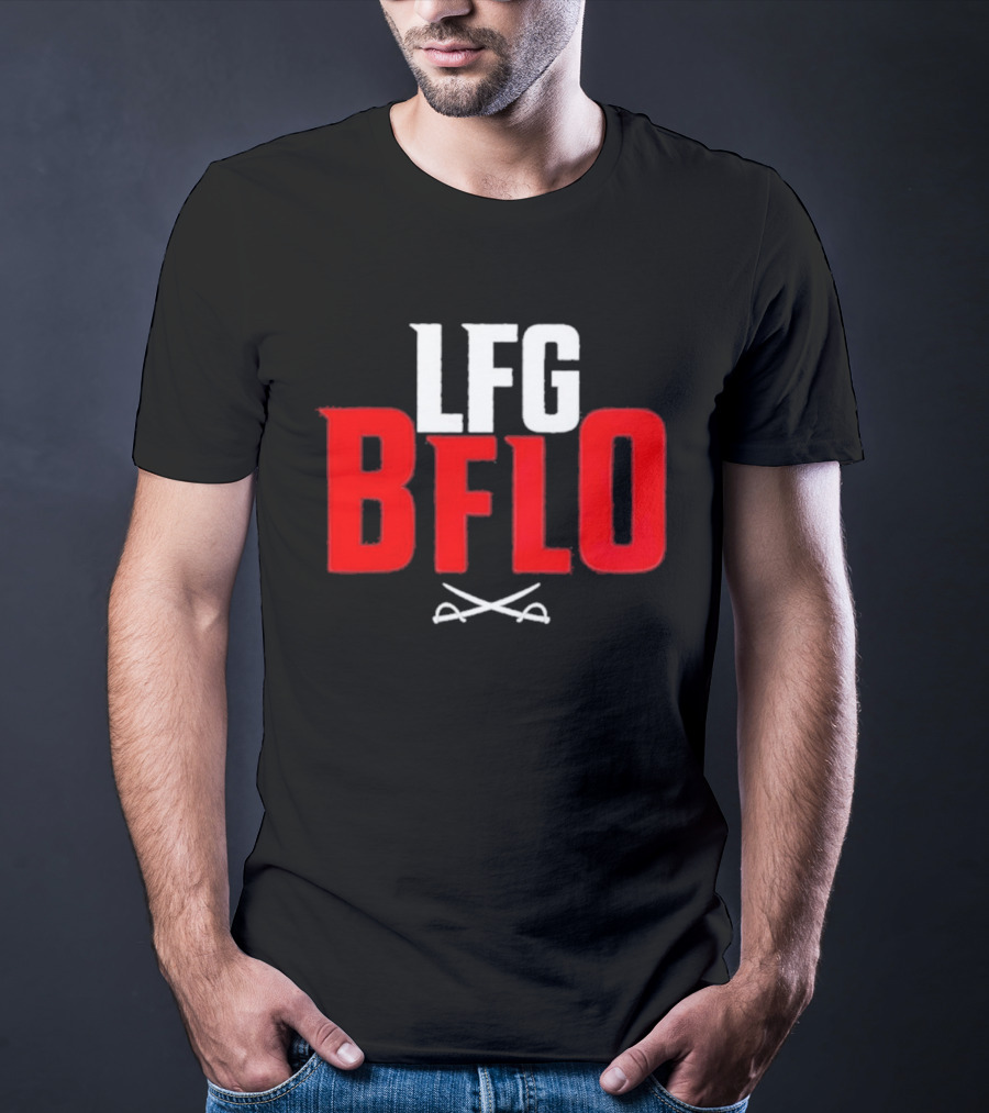 LFG BFLO Crossed Swords Hockey T-Shirt
