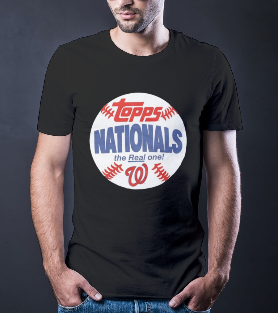 Topps Nationals The Real One MLB W Baseball T-Shirt