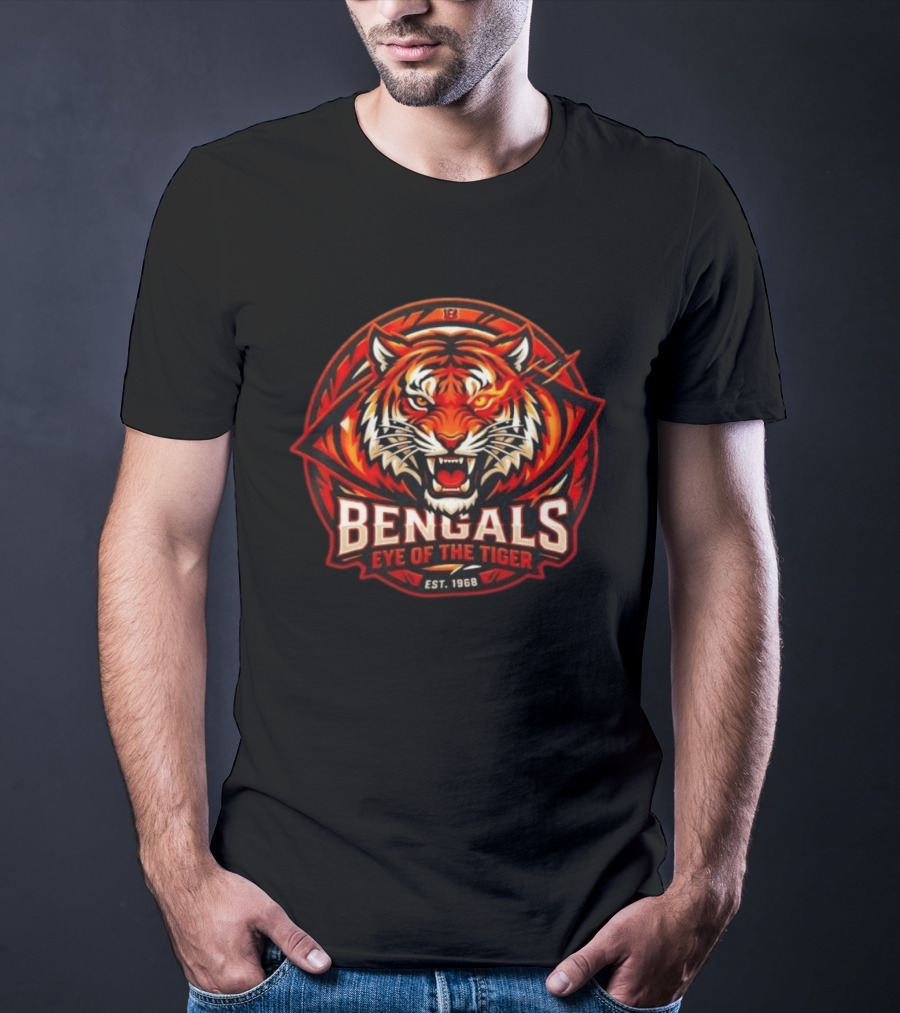 Bengals Eye Of The Tiger Est 1968 T-Shirt
