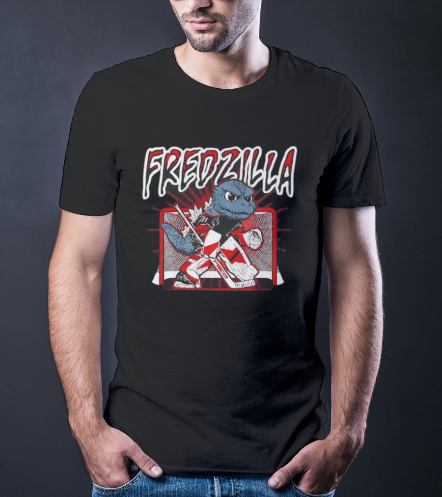 FredZilla Freddie Andersen Carolina Hurricanes Hockey Goalie T-Shirt