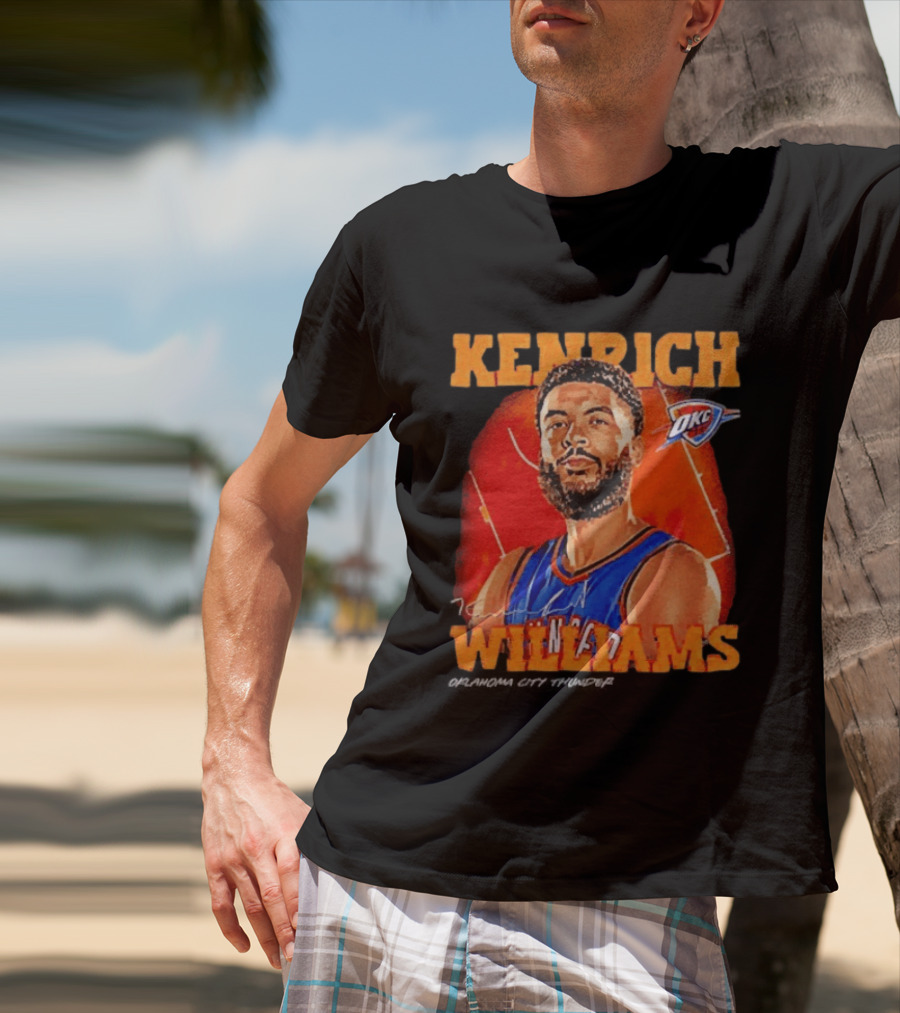 Kenrich Williams Oklahoma City Thunder OKC Basketball Player T-Shirt
