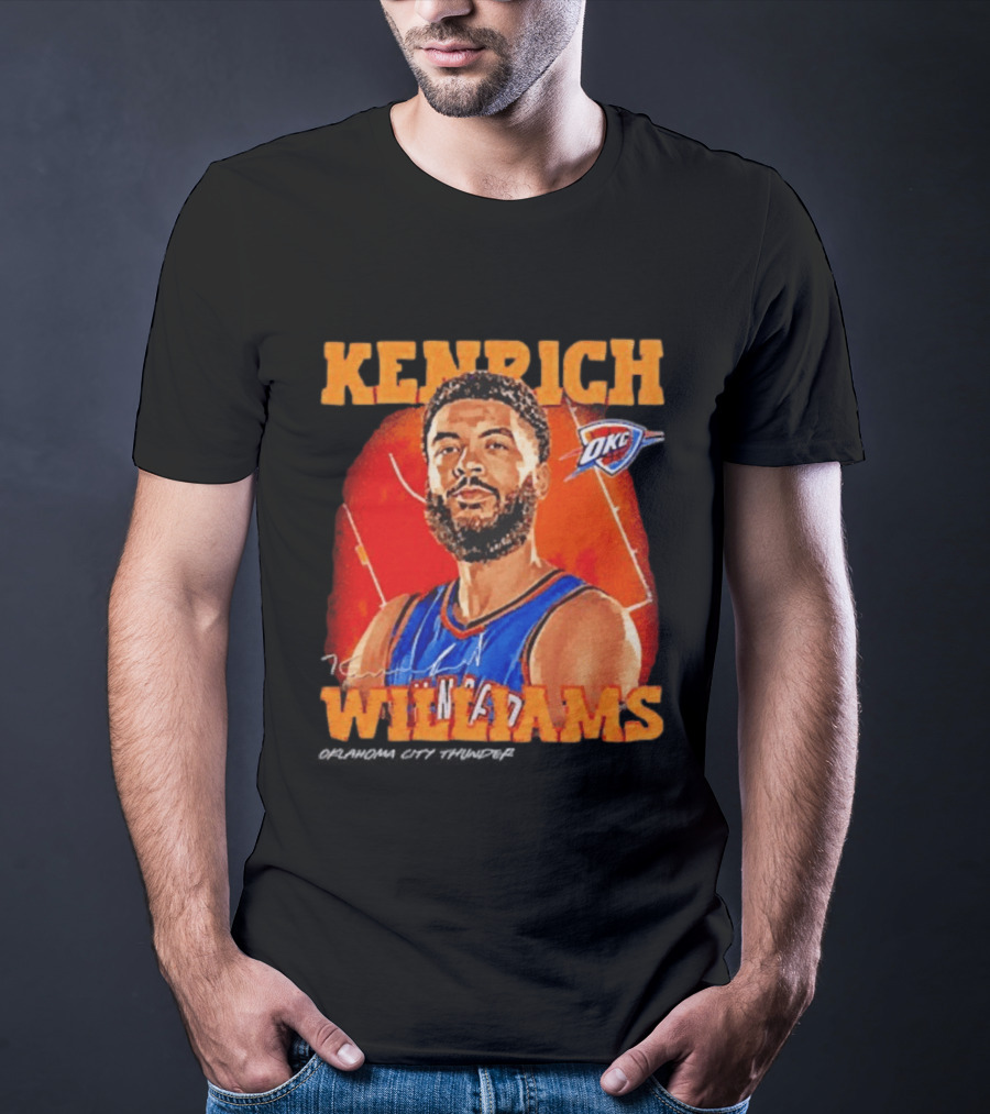 Kenrich Williams Oklahoma City Thunder OKC Basketball Player T-Shirt