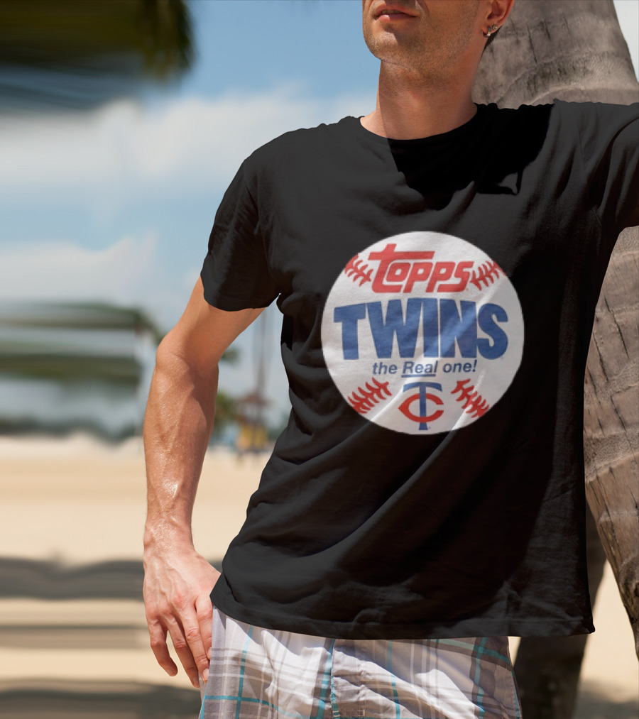 Minnesota Twins Topps The Real One Baseball Collection T-Shirt