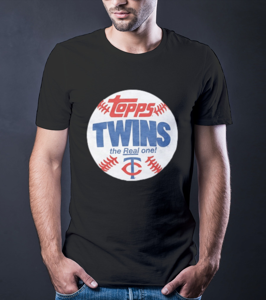 Minnesota Twins Topps The Real One Baseball Collection T-Shirt