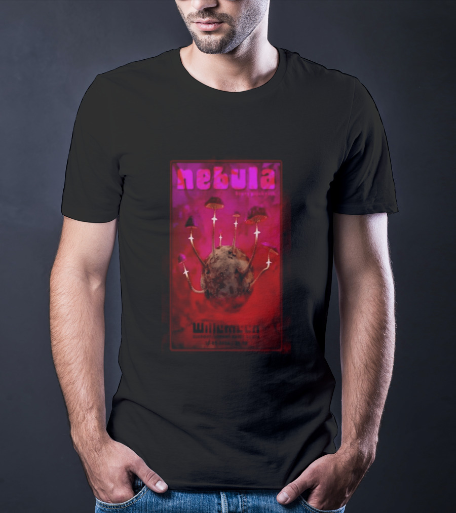Nebula Willemeen Arnhem Netherlands May 30 2026 Surreal Mushrooms T-Shirt