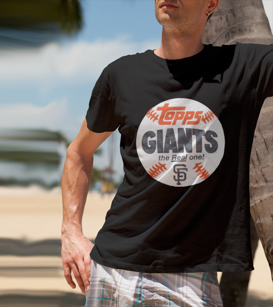 Topps Giants The Real One SF Baseball Collaboration T-Shirt