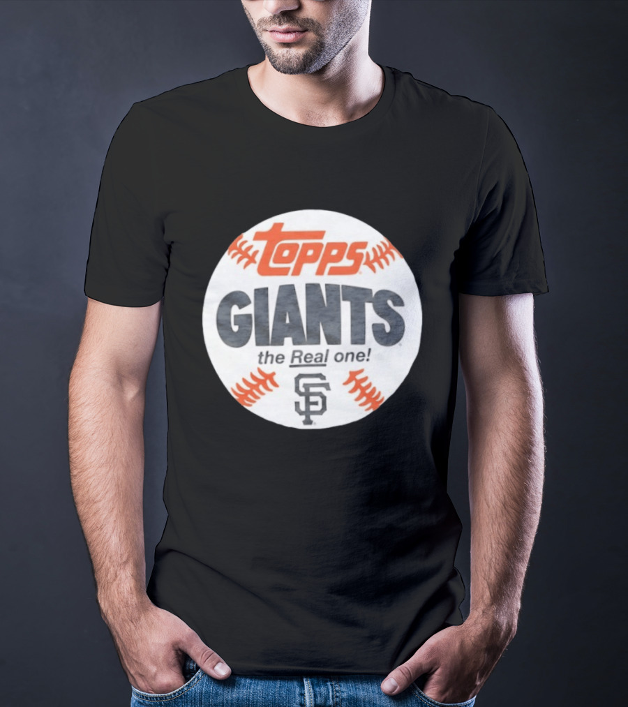 Topps Giants The Real One SF Baseball Collaboration T-Shirt