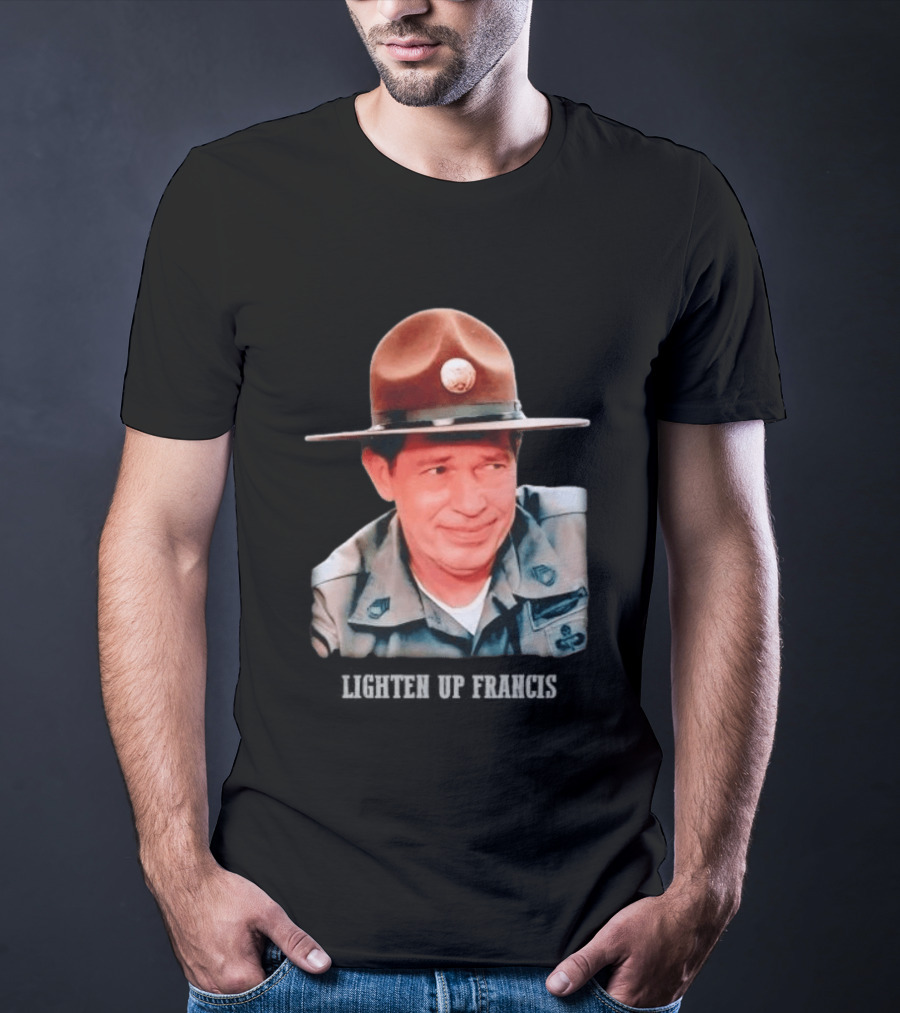 Sgt. Hulka Lighten Up Francis Meme T-Shirt
