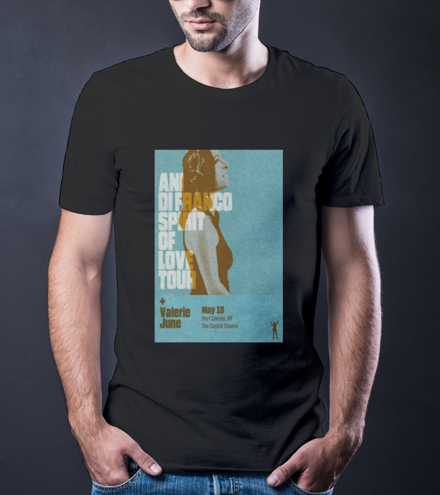 Ani DiFranco Spirit Of Love Tour May 10 Port Chester NY The Capitol Theatre Valerie June T-Shirt