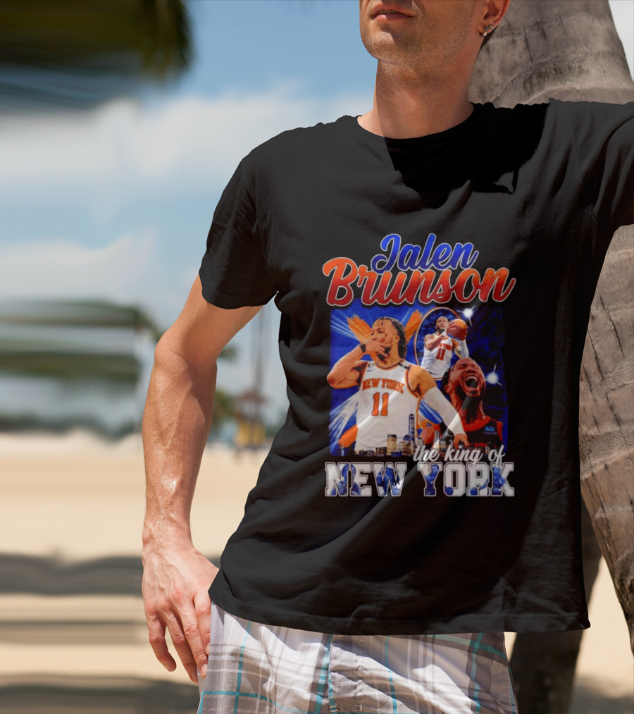 Jalen Brunson The King Of New York New York Knicks Basketball T-Shirt