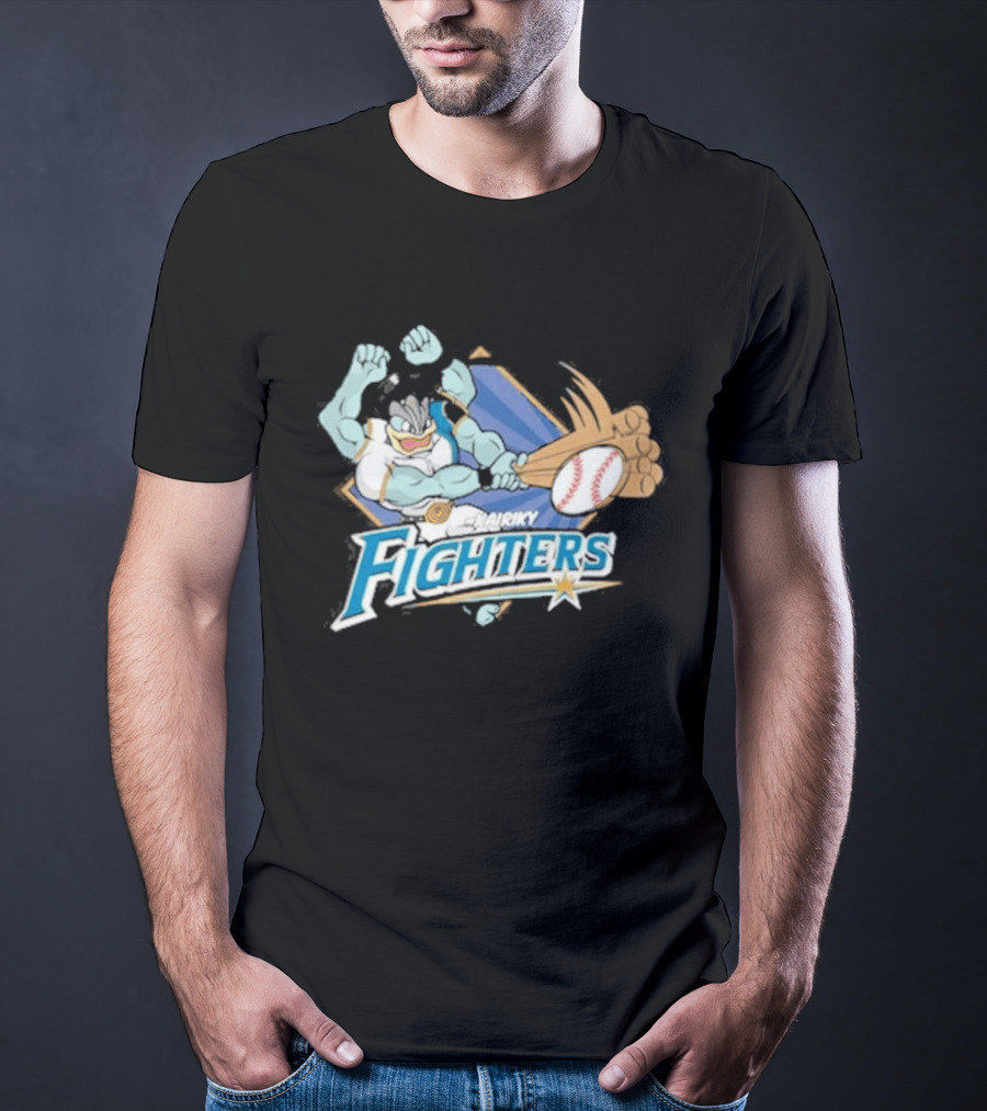 Hokkaido Nippon Ham Fighters Machamp Baseball T-Shirt