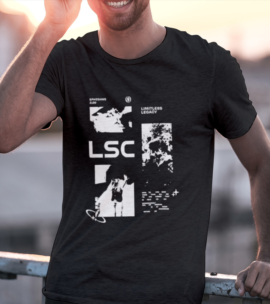 Legacy Church LSC Limitless Legacy Map Motif T-Shirt