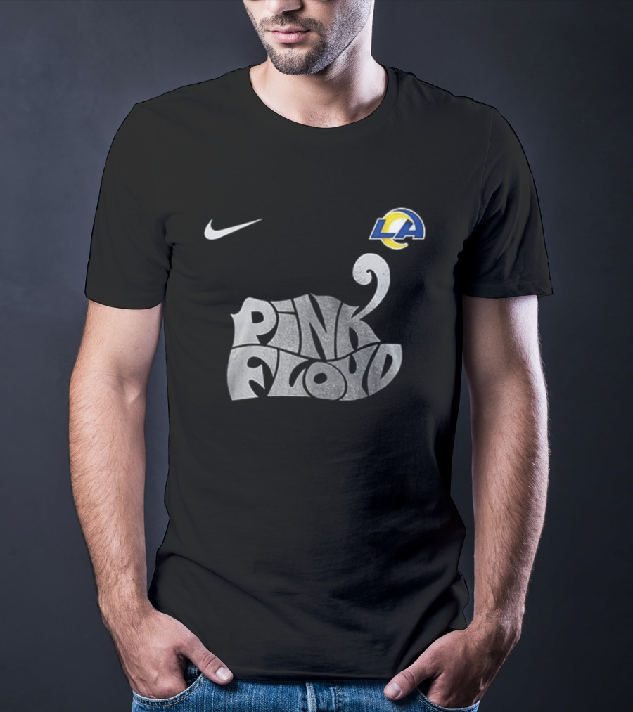 Los Angeles Rams Pink Floyd The Dark Side Of The Moon Nike Collaboration T-Shirt