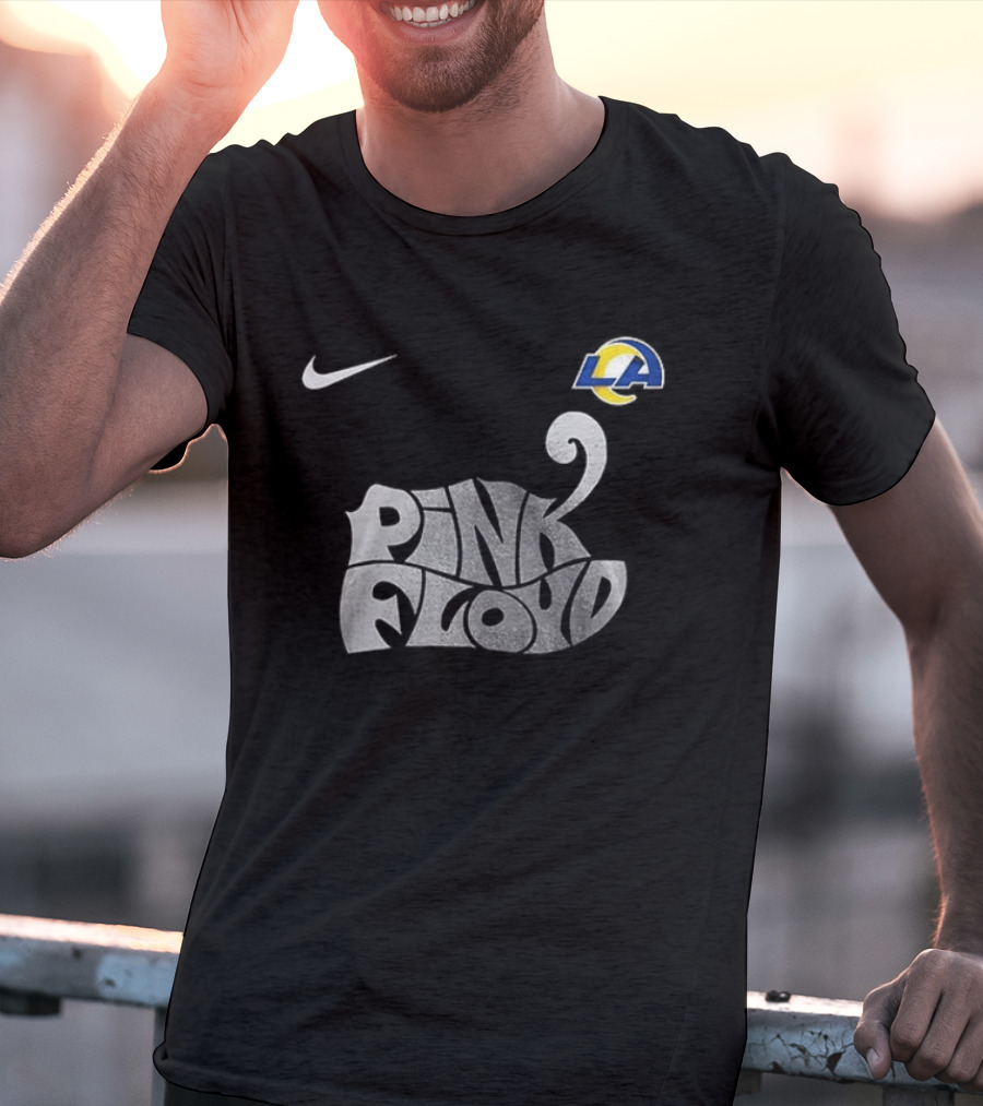 Los Angeles Rams Pink Floyd The Dark Side Of The Moon Nike Collaboration T-Shirt